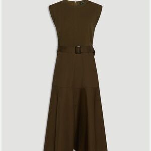 NWT Elegant Brown Sleeveless Zara Dress